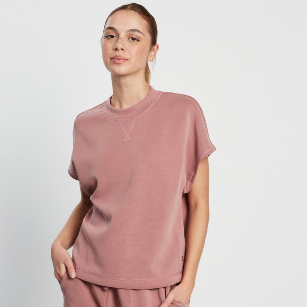 SWEATY BETTY Sand Wash Dance T-Shirt NWT sz 16 XXL